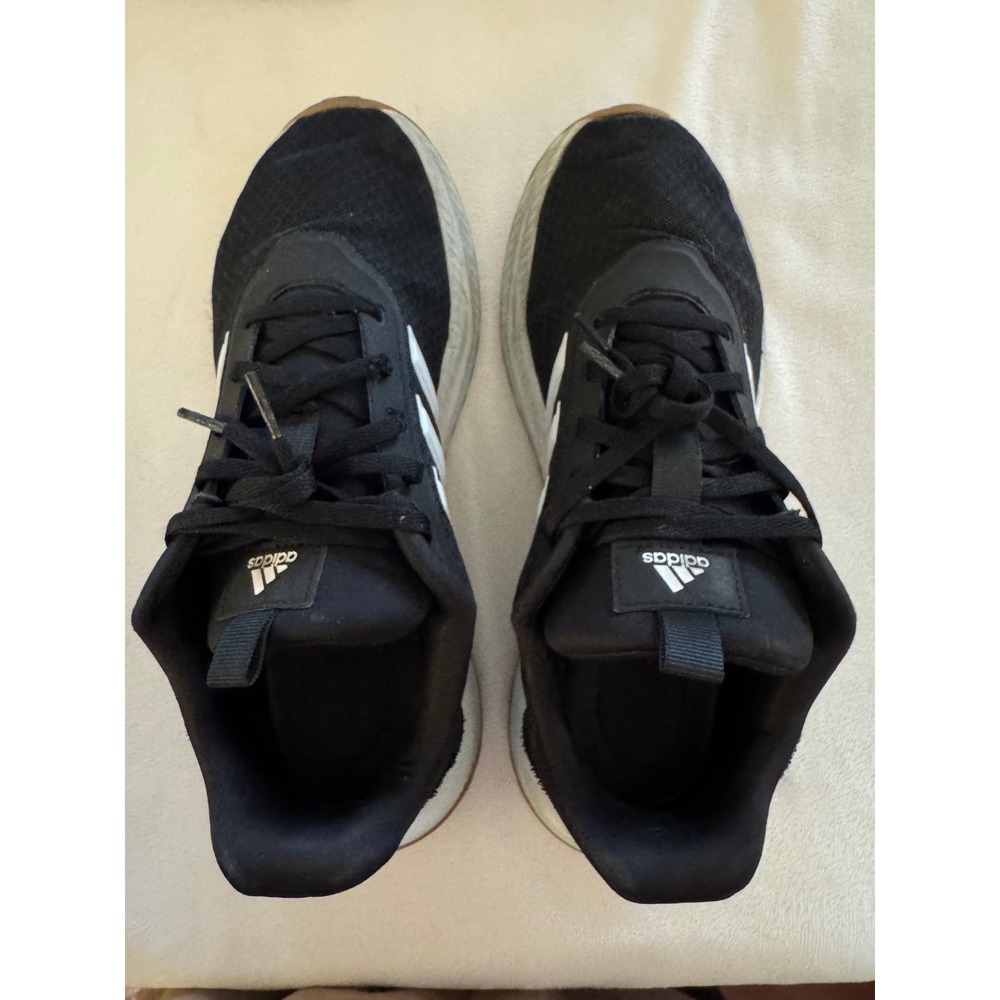 Adidas Cloudfoam Women Black White Running Shoes Size 9 - Picture 4 of 5